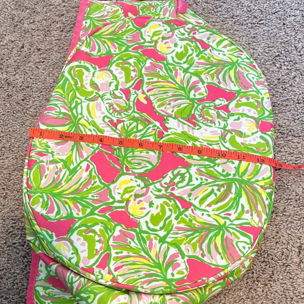 Lily Pulitzer Pink and Green Collapsable Cooler Tote - Picture 9 of 12